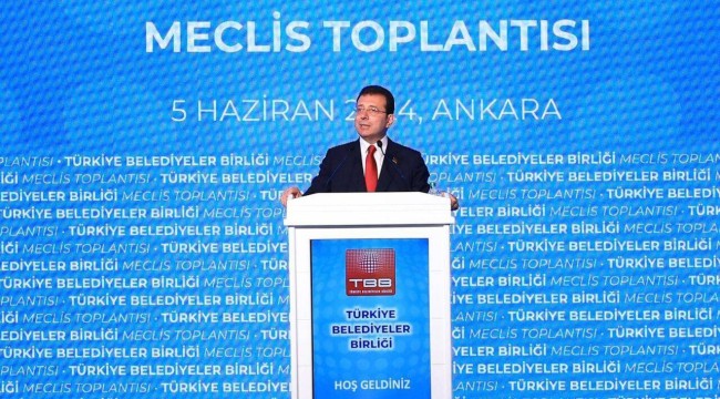 Türkiye Belediyeler Birliği Başkanı seçilen İmamoğlu "söz verdi": Yerel yöneticilerin hakkını ve hukukunu koruma konusunda temsilcisi olacağım