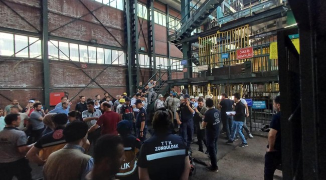 Zonguldak'ta maden ocağında göçük