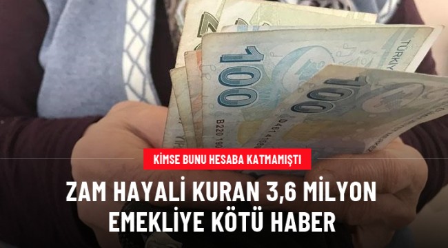 emekliye kötü haber! Enflasyondan daha düşük zam alacaklar