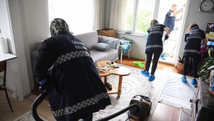 EVDE BAKIM VE TEMİZLİK HİZMETLERİ BİRİMİ FAALİYETLERİNİ ARTIRDI