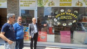 Gergerlioğlu, Derince'de dükkanı taşlanan Suriyeli esnafı ziyaret etti