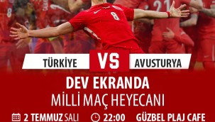 Güzelbahçe'de Milli Maç Heyecanı Dev Ekranda Yaşanacak