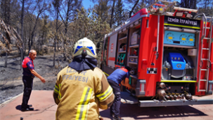 İZMİR'İN ATEŞ SAVAŞÇILARI AĞAÇLAR İÇİN NÖBETTE