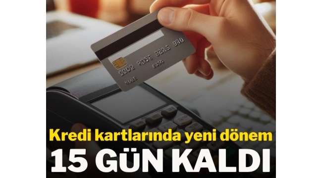 Kredi kartı borçlarında yeni dönem 1 Kasım'da başlıyor
