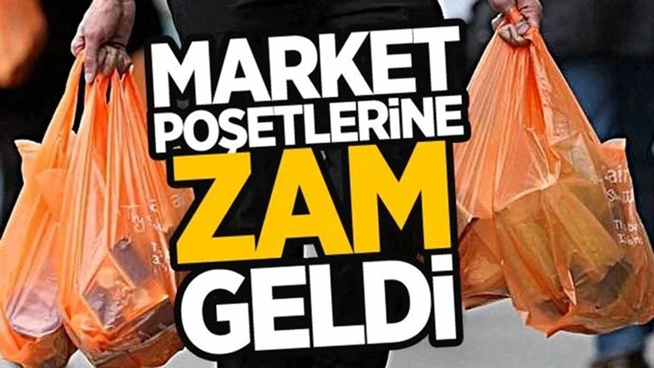 YENİ YIL GELMEDEN ZAM GELDİ Alışveriş poşeti 86 kuruş oldu