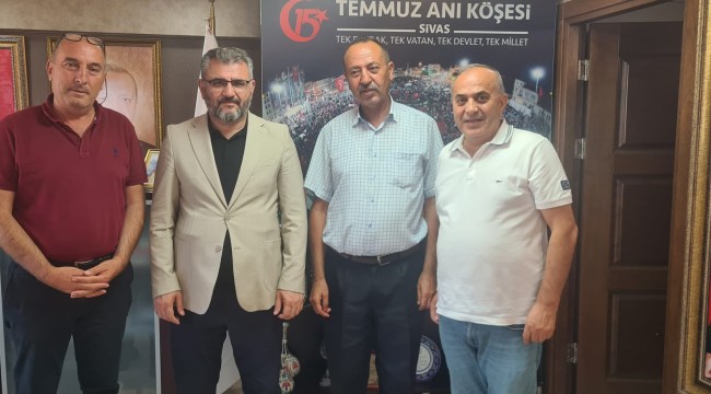 Arif Güneyli'den Ak Parti Sivas İl Başkanlığı'na Ziyaret