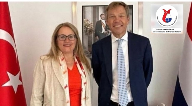 Türkiye'nin Lahey Büyükelçiliği'ne Atanan Fatma Ceren Yazgan, Görev Öncesi Hollanda'nın Ankara Büyükelçiliğini Ziyaret Etti