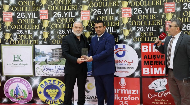 AHMET KARADAĞ 2025 ONUR ÖDÜLÜNÜ ALDI
