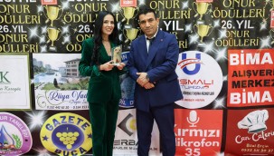 BELMA ŞANER ÖDÜLÜNÜ ALDI
