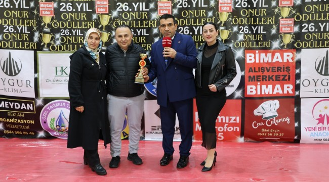 CAN PİDE CETRİNG BİLAL ERÇİN ÖDÜLÜNÜ ALDI