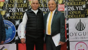 ERSİN MENGÜCEK 2025 ONUR ÖDÜLÜNÜ ALDI