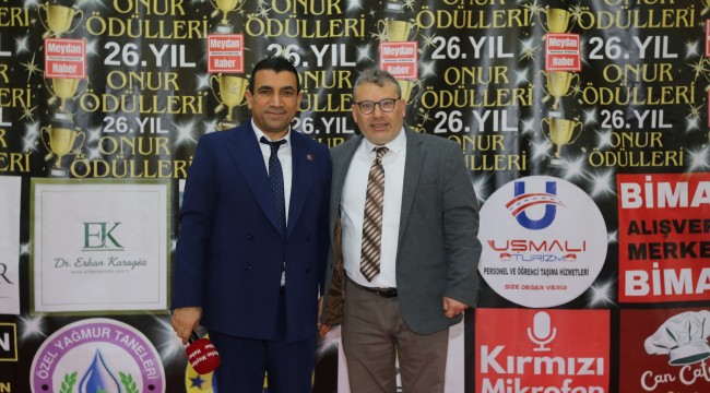 HAKAN GÜLEN ÖDÜLÜNÜ ALDI