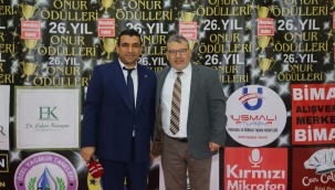 HAKAN GÜLEN ÖDÜLÜNÜ ALDI