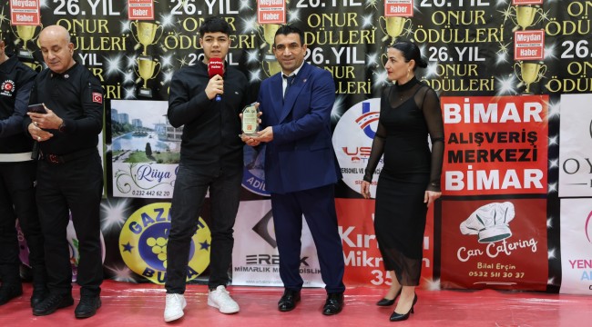 OĞUZHAN GÖRMEZ ÖDÜLÜNÜ ALDI