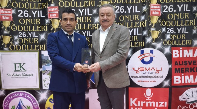 ZİYA AKSU 2025 ONUR ÖDÜLÜNÜ ALDI