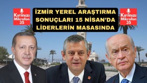 İZMİR YEREL ARAŞTIRMA SONUÇLARI 15 NİSAN'DA LİDERLERİN MASASINDA